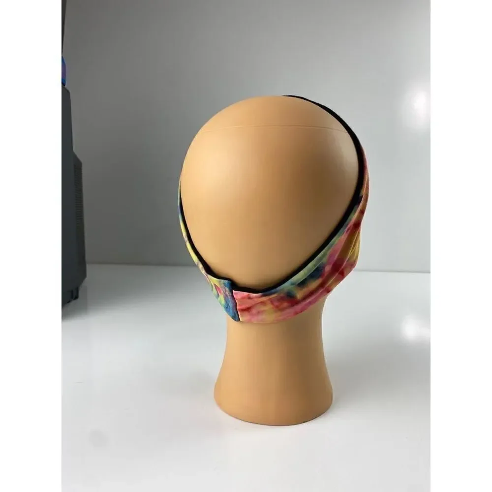 Womens Wide Elastic Headband for Sports, Running, Yoga, Fitness, Etc. Set of 9 N